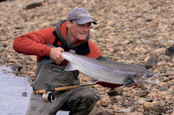 Salmon fishing on the Kola Peninsula